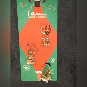 3 /$35 limited edition Christmas earring set
